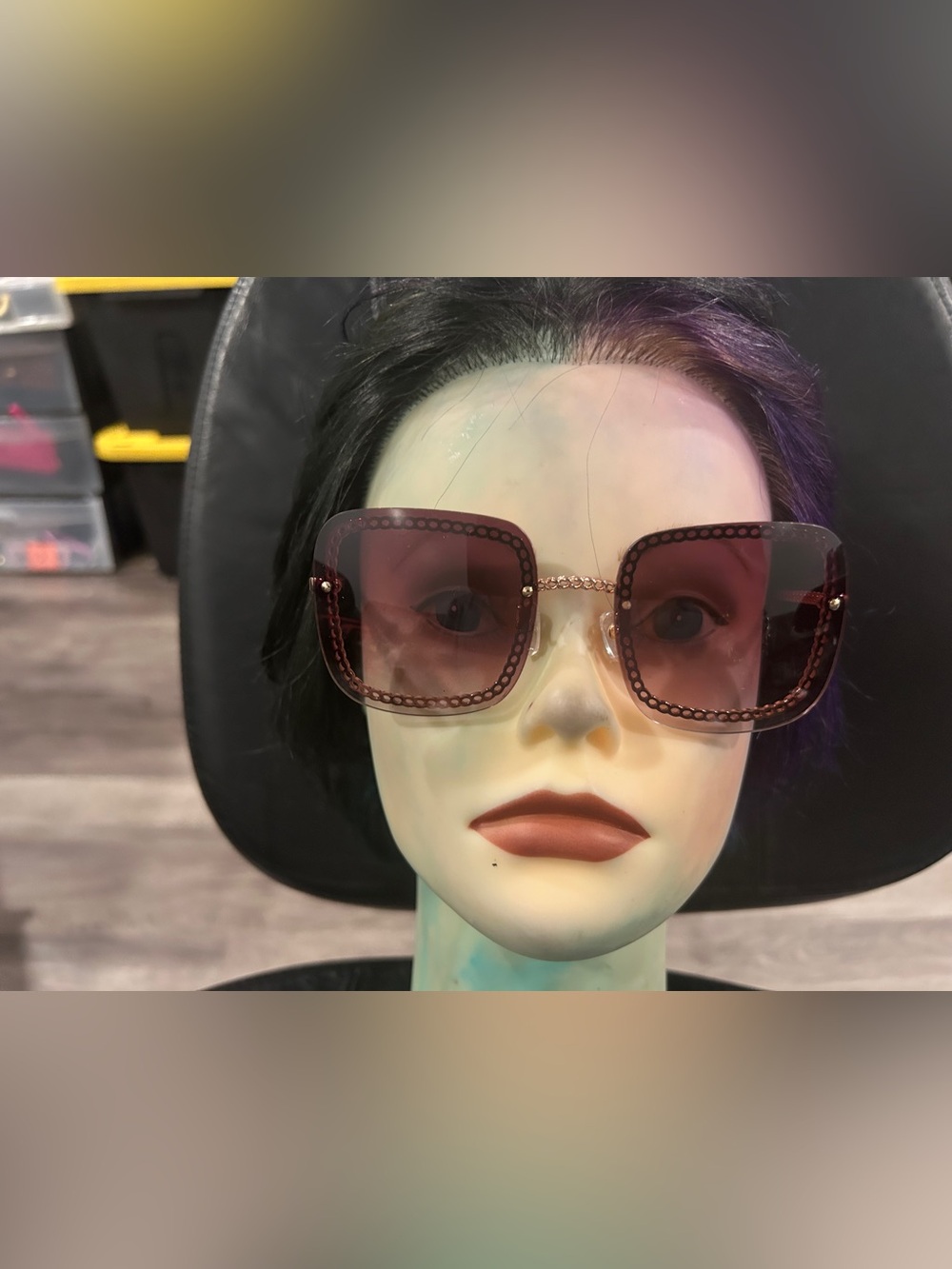 CHANEL Oversized Square Sunglasses - Rose Pink Gradient